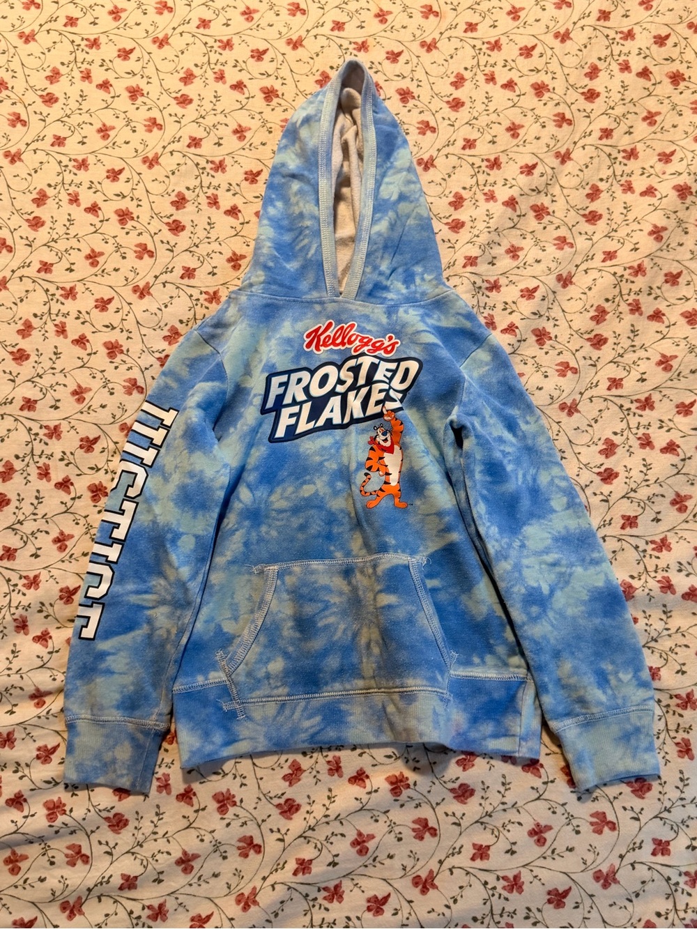 Justice Blue Tie-Dye Frosted Flakes Hoodie